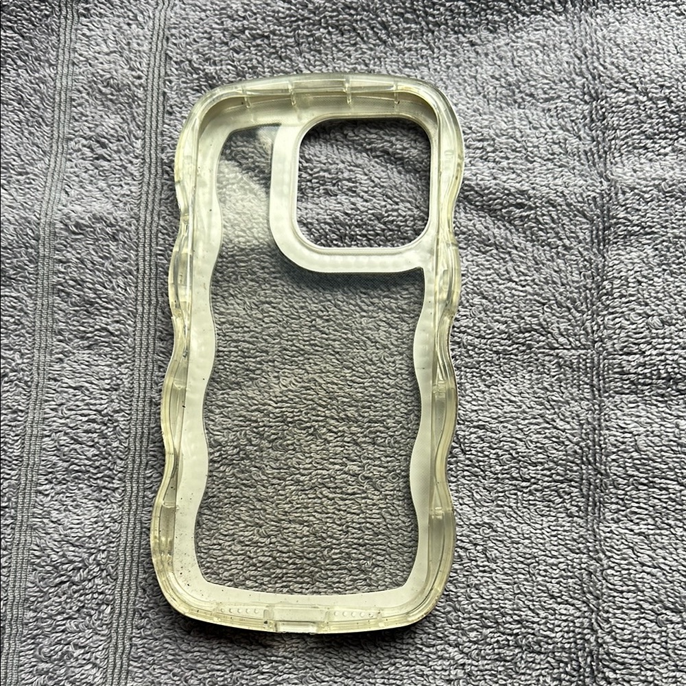 I phone 14 pro Sparkling Rhinestone Smartphone Case with Clear Base - Picture 2 of 12